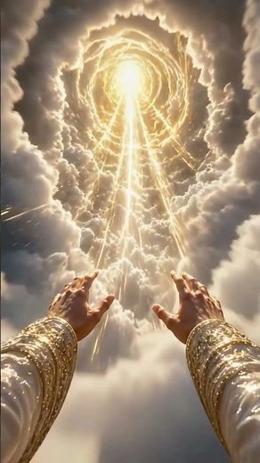 Flying Through Heaven as a Soul ✨ First Person View of Paradise