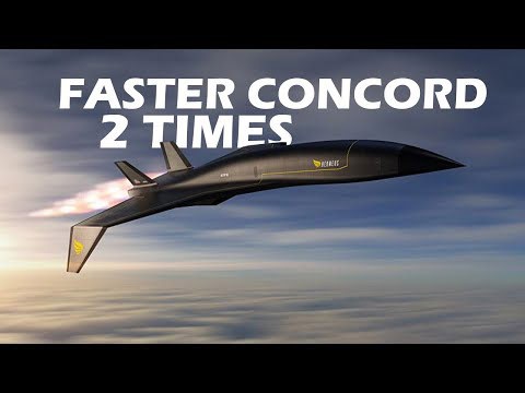 This plane is 2 times faster than the Concorde – 3000 mph
