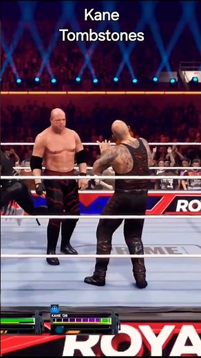Kane Tombstones Erick Rowan in the Royal Rumble! #WWE2K25 #ShortVideo #Games #wwe #RoyalRumble