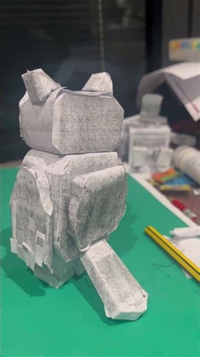 New papercraft meow day 1#fypシ