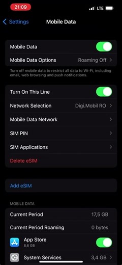 How to enable 5G on iOS
