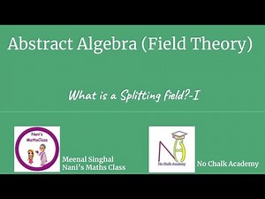 #29 Field Theory : What is a splitting field?-I