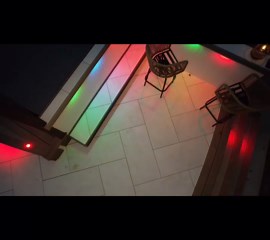 Tru-Scapes® 4.5” Composite LED Low Voltage Deck Post Cap Light (ONLY fits a Trex Transcend Post) (White) (NOT Solar) - Works with Trex LightHub Plug N Play System (Black Color Changing)