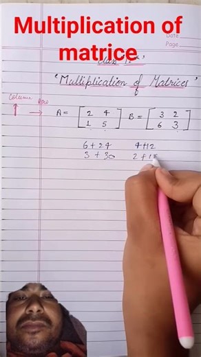 multiplication of matrices#matrices #matrix #multiplication #maths