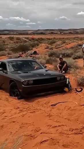 I have no idea how you got this far in your Dodge Challenger! #reels #stuckinmud #stuck #offroadrecovery #dodgechallenger #dodgejourney | Matt's Offroad Recovery