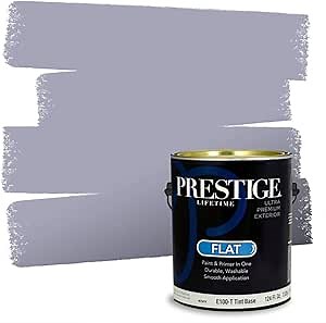 PRESTIGE Exterior Paint and Primer in One, Fountain Stone, Flat, 1 Gallon