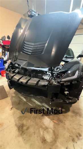 First mod complete. On to the next. #fyp #c7 #corvette #mod