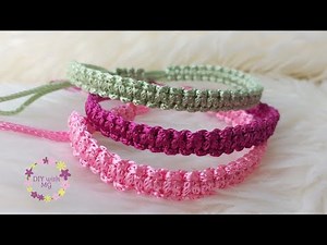 How to basic square knod bracelet | shamballa bracelet | easy DIY BRACELET