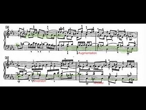 Bach fugue in c minor BWV 871 Analysis
