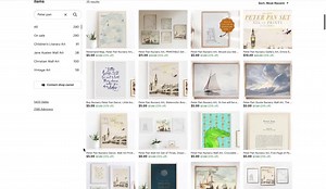 Peter Pan Nursery Gallery Art, Entire Set of PRINTABLE Peter Pan Kids Literary Decor, Second Star Quote, Neverland Map, Vintage Ships - Etsy