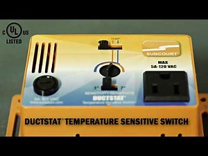 DS100 DuctStat Temperature Sensitive Switch Product Video