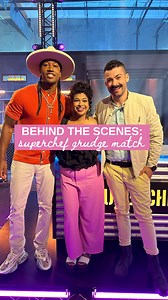 Behind The Scenes: Superchef Grudge Match This show is such a vibe. Don’t miss season 2 of superchef grudge match when it airs. It’s gonna be gooooooood. #BTS #FoodNetwork #SuperchefGrudgeMatch | Aarti Sequeira