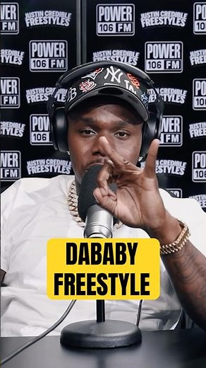 DaBaby raps on the Justin Credible Freestyle Series!