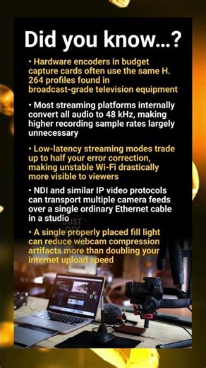 Little‑known engineering facts about building a DIY live streaming video studio