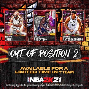 Choose your PG 🤔 LeBron, Giannis, Oscar Robertson, and Boogie all have point guard skills in #MyTEAM Out of Position 2 Packs. Who you picking? | NBA 2K
