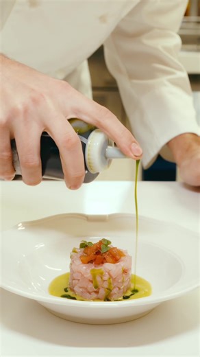 Our amberjack tartare. Luce returns in April✨ #lucecapri #capri #restaurant