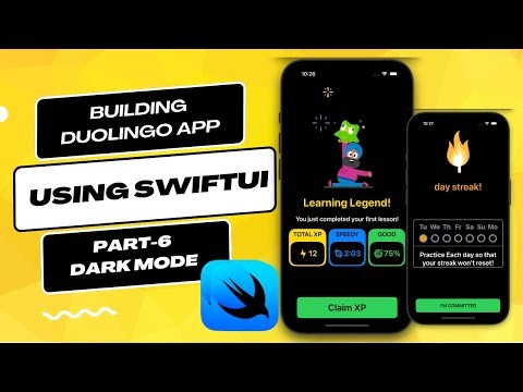 Building Duolingo App in SwiftUI: Result and Streaks View Screen with Dark Mode - Part6