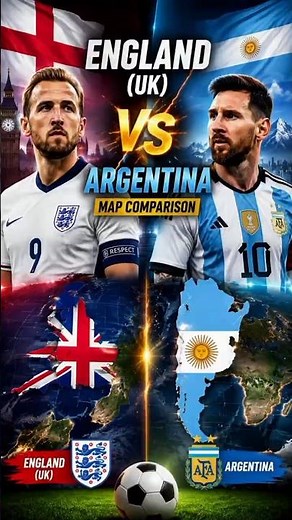 England (UK) vs Argentina 🇬🇧🇦🇷 | Ultimate Map Comparison | Geography, Population & Economy | 2026