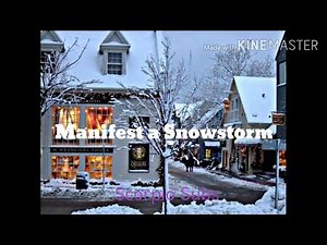 ❄Manifest a Snowstorm❄ | Subliminal | Extremely Powerful