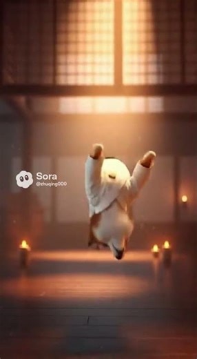 Dog Performs Kung-Fu in Slow Motion — UNREAL Skills