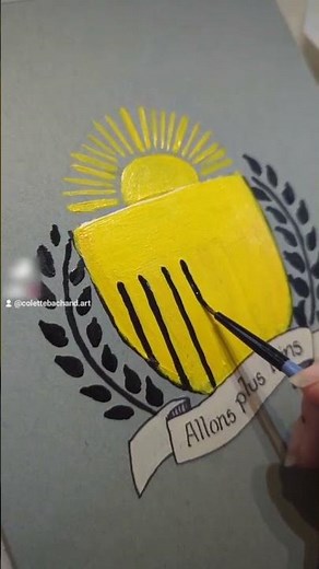 Creating my Coat of Arms 🛡️ #art #heraldry