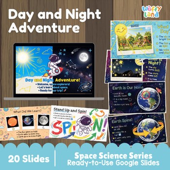Day and Night Cycle Google Slides Presentation | Earth's Rotation Science Lesson