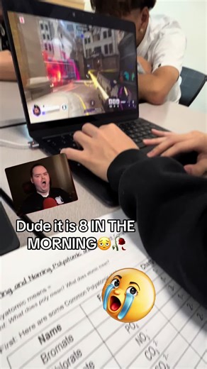 All this to be plat #fyp #overwatch #gamingforhope #funny #school | gaming class at school