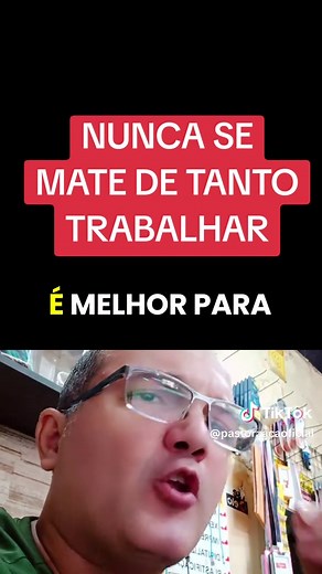 nunca se mate tanto de trabalhar, faça sempre o que é melhor para você e para sua saúde física e mental. #trabalho #emprego #trabalhador #empresa #mei