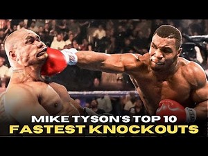 🔥 Mike Tyson’s Top 10 Fastest Knockouts in Boxing History (Under 1 Minute!) 🥊