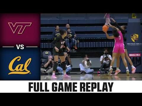 Virginia Tech vs. Cal Full Game Replay | 2025-26 ACC Women's Basketball