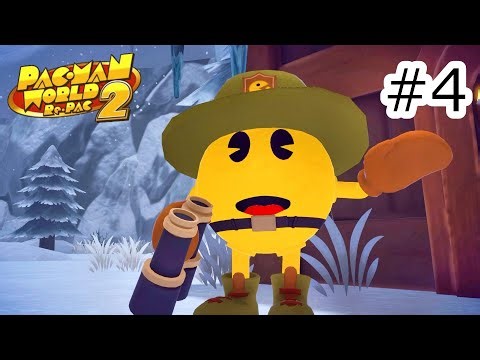 パックレンジャー！滑る氷の雪山ステージ！！#4 【パックマンワールド２ リ・パック】