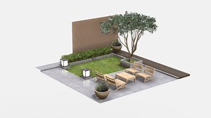 3d model Roof Garden - Buy Royalty Free 3D model by zizian