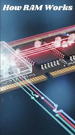 What Happens Inside Your RAM? 🔥 #TechExplained #3DAnimation #ComputerBasics #EducationalShorts