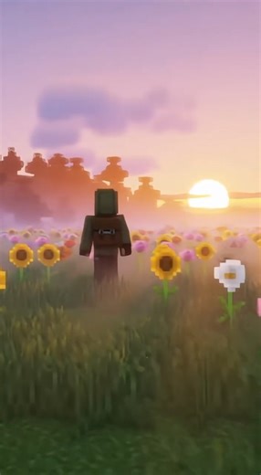 The Hidden Beauty of Minecraft Flower Forest Biome #minecraftscenery #MinecraftAesthetic #minecraft