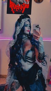 @crybabyvampir on our Halloween Gothic Corpse Bride Dress Dark Style Skirt 💀Channeling full Zombie Bride vibes 🖤 🎃Don’t forget! Use code SPOOKY7 for 7% OFF 📦Order with “HALLOWEEN SHIPPING” to arrive in time 🕷️ 🔍274447 on 𝙢𝙚𝙤𝙬𝙘𝙤𝙨.𝙘𝙤𝙢 𝘵𝘰 𝘨𝘦𝘵 𝘮𝘰𝘳𝘦 𝘥𝘦𝘵𝘢𝘪𝘭𝘴 #meowcos #GothGirl #AltFashion #goth #Halloween #corpsebride | Meowcos