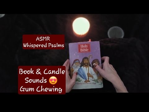 ASMR ✝️ Weekend Psalms Reading 😍 #asmrbiblereading #biblereading