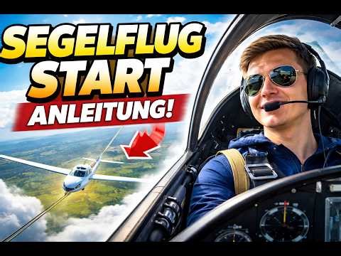 Du willst Segelfliegen lernen? SO klappt der Start wirklich! (in nur 8 min)