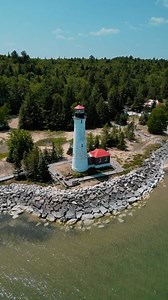 1.3K views · 252 reactions | Shining a light on an importance piece of Michigan history  U.P. lighthouses played a crucial role in maritime navigation, guiding ships safely through treacherous waters, many of which are still being used today! #UPTravel #PureMichigan #MichigansUpperPeninsula #UpperPeninsula #Michigander #UP #Travel #Vacation #Explore #Adventure #Lighthouses #NationalLighthouseDay | Michigan's Upper Peninsula | Facebook