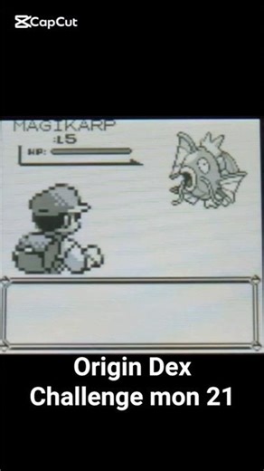 Magikarp added to the dex! #pokemon #redandblue #gaming #nintendo #3ds