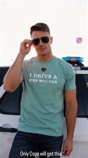 Funny Police Humor Shirt, I Drive A Wee Woo Car, Law Enforcement Tee