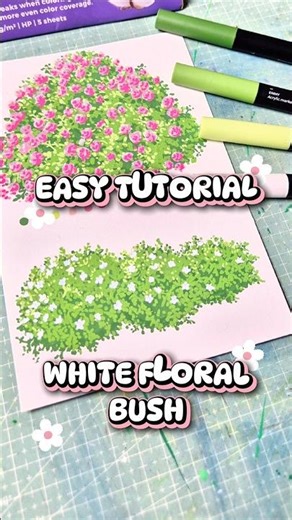LANJUUT.. TUTORIAL GAMBAR LAGI 🩷🌱 #arttutorial #markerdrawing #timelapseart #acrylicmarker