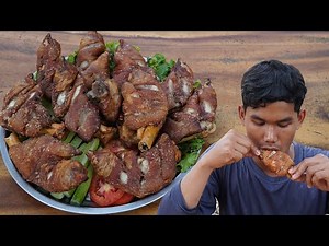 Deep Fried Crispy Pig Feet Recipe | Kdeb Cooking