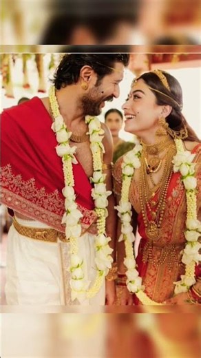 finally rashmika mandanna is now rashmika deverkonda❤️🥰# love #song # merriage # rashmika