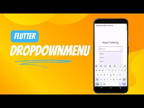 Flutter DropdownMenu Widget