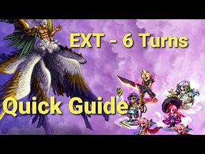 FFBE | Safer Sephiroth EXT - 6 Turns ft. Wondrous Flash Lightning!