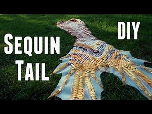 DIY Sequin mermaid tail