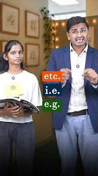 etc, i.e. e.g. का Use ऐसे करे। Spoken English Short Forms। Kamlesh Sir