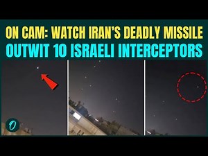 Iran’s Missile FOOLS Iron Dome? 10 Israeli Interceptors FAIL TO STOP 1 Missile | CHILLING VIDEO