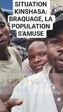 KINSHASA: ROBBERY, THE POPULATION IS HAVING FUN! #congo #felixtshisekedi #kinshasa #fardc