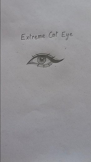 How to Draw Extreme Eye Tutorial✏️#tutorial #howtodraw #eyes #drawing #shortfeeds #art